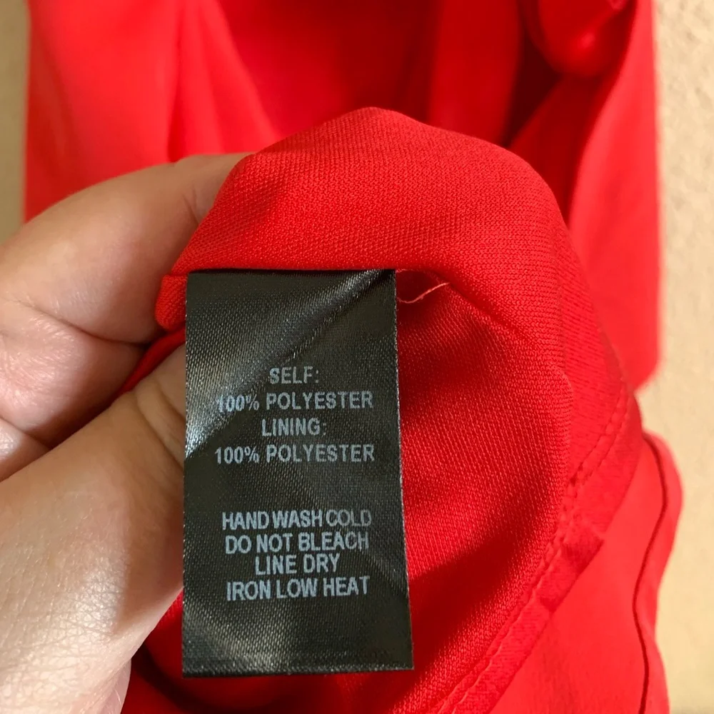 Lulu’s Red Cutout Tie Back Dress 🌴 - Picture 10 of 10